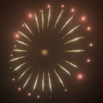 Golden Spider + Double Red Strobe Rings